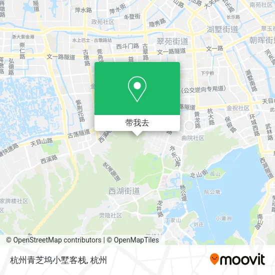杭州青芝坞小墅客栈地图