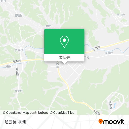 通云路地图