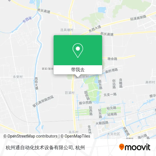 杭州通自动化技术设备有限公司地图