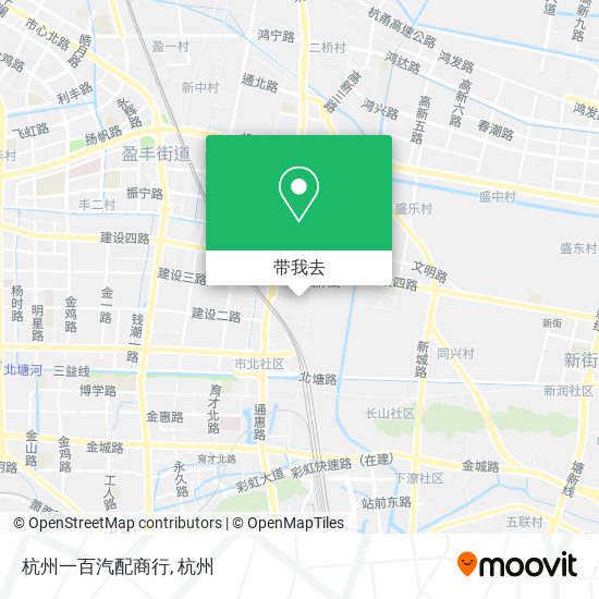 杭州一百汽配商行地图