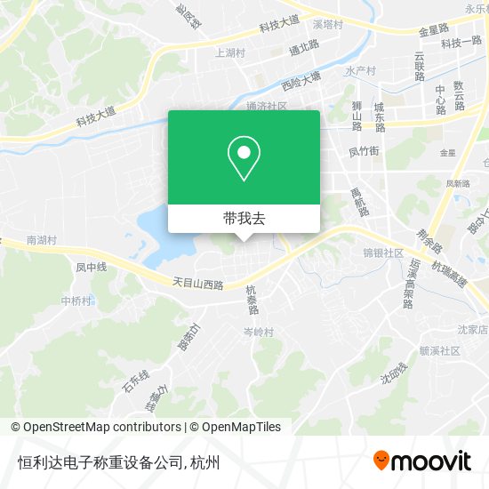 恒利达电子称重设备公司地图
