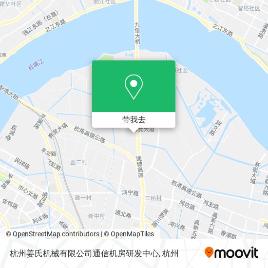 杭州姜氏机械有限公司通信机房研发中心地图