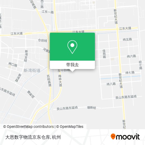 大恩数字物流京东仓库地图