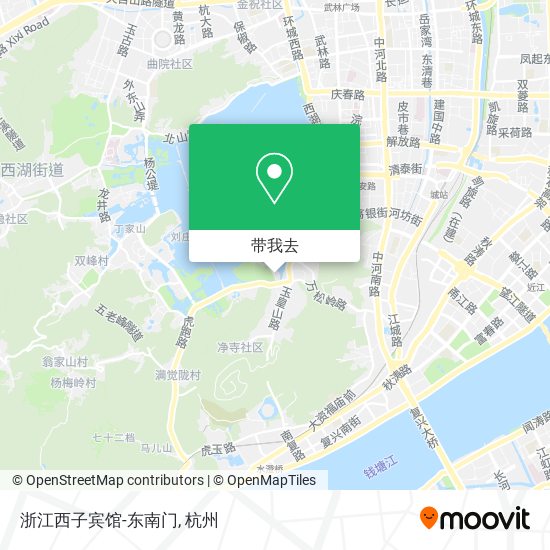 浙江西子宾馆-东南门地图