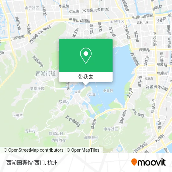 西湖国宾馆-西门地图
