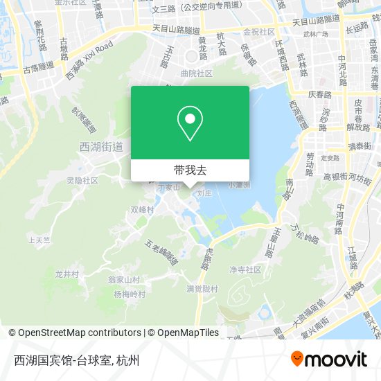 西湖国宾馆-台球室地图