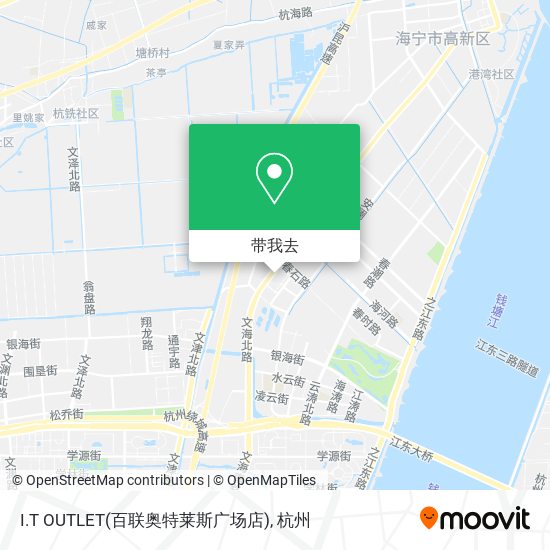 I.T OUTLET(百联奥特莱斯广场店)地图