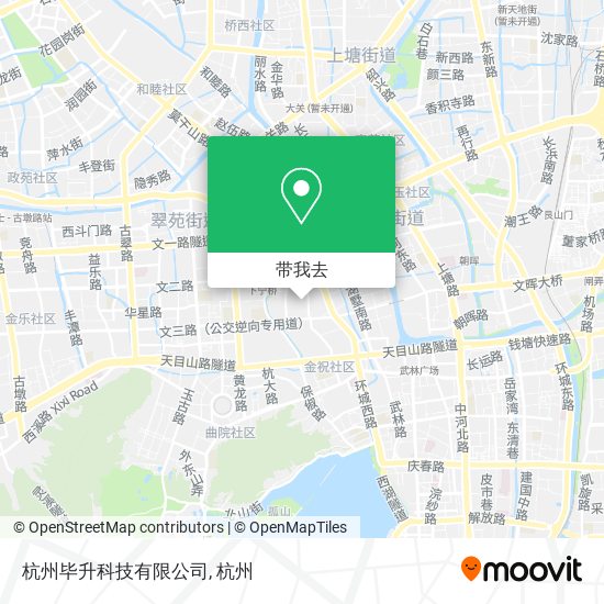 杭州毕升科技有限公司地图