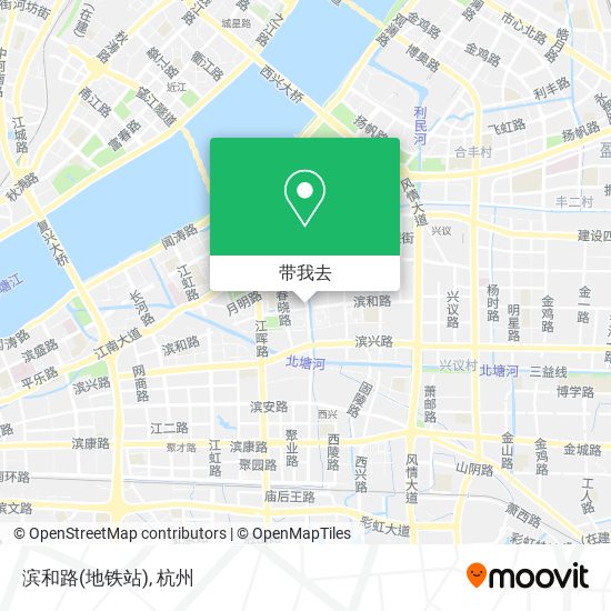 滨和路(地铁站)地图