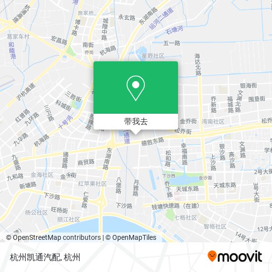 杭州凯通汽配地图