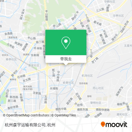 杭州森宇运输有限公司地图