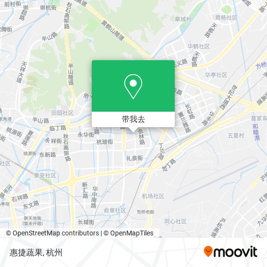 惠捷蔬果地图