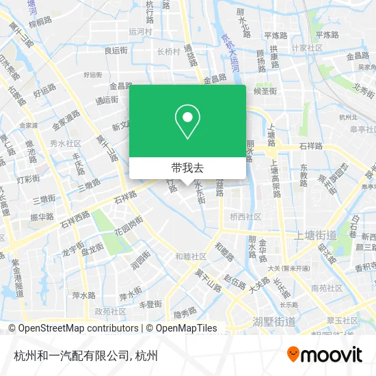 杭州和一汽配有限公司地图