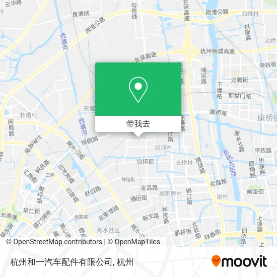 杭州和一汽车配件有限公司地图