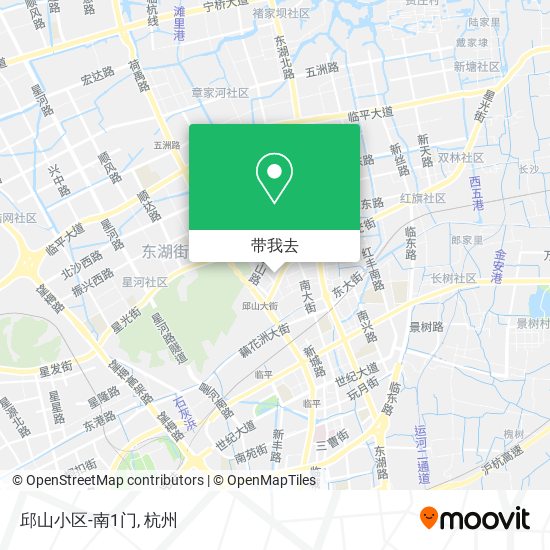 邱山小区-南1门地图
