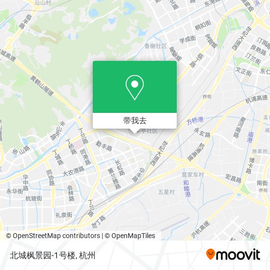 北城枫景园-1号楼地图