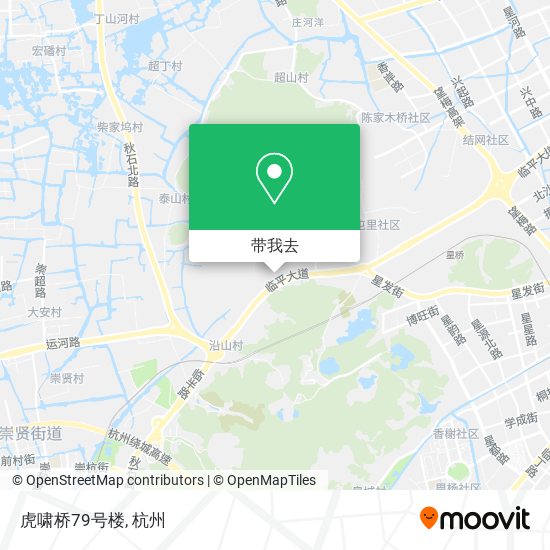 虎啸桥79号楼地图