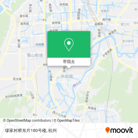 缪家村桥东片180号楼地图
