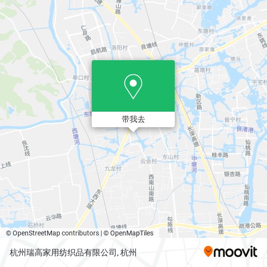 杭州瑞高家用纺织品有限公司地图