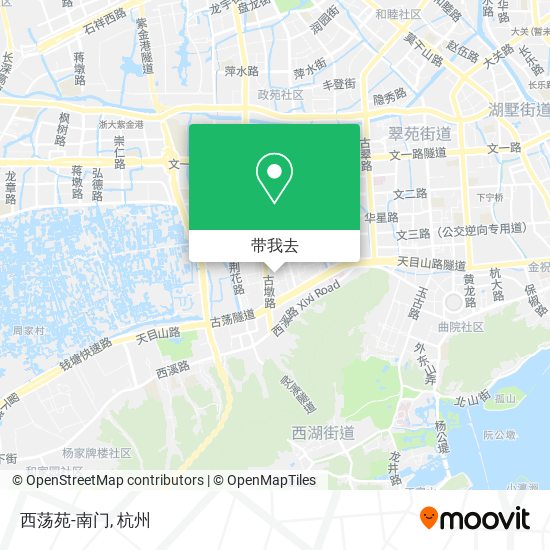 西荡苑-南门地图