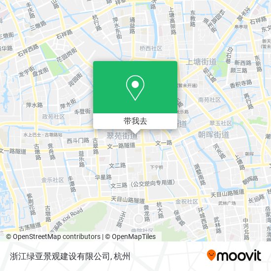 浙江绿亚景观建设有限公司地图