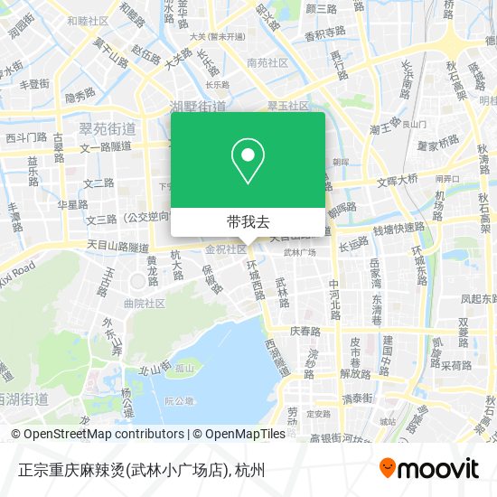 正宗重庆麻辣烫(武林小广场店)地图