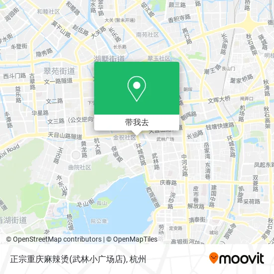 正宗重庆麻辣烫(武林小广场店)地图