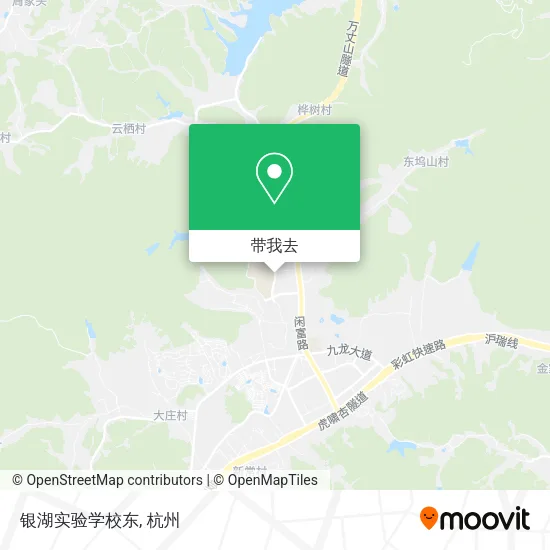 银湖实验学校东地图