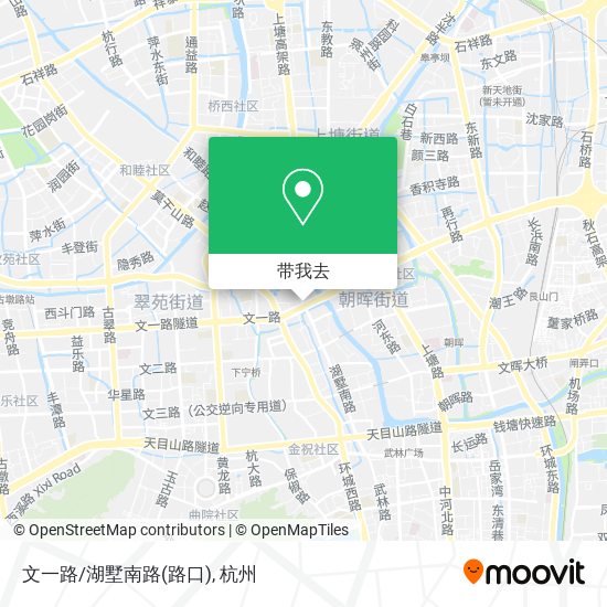 文一路/湖墅南路(路口)地图