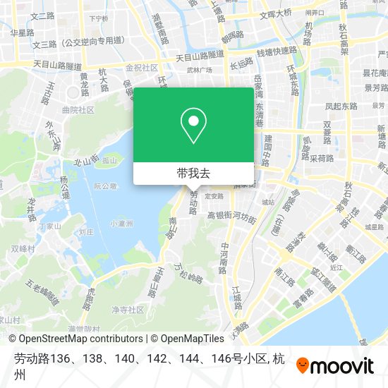 劳动路136、138、140、142、144、146号小区地图