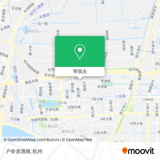 户奈居酒屋地图