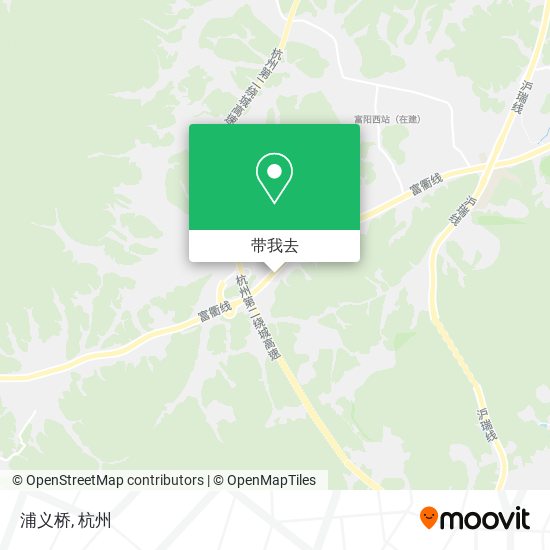 浦义桥地图