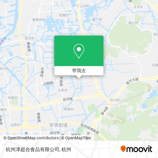 杭州津超合食品有限公司地图
