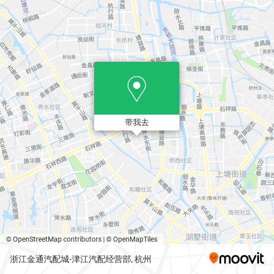浙江金通汽配城-津江汽配经营部地图