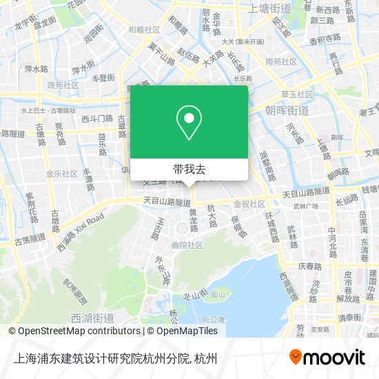 上海浦东建筑设计研究院杭州分院地图