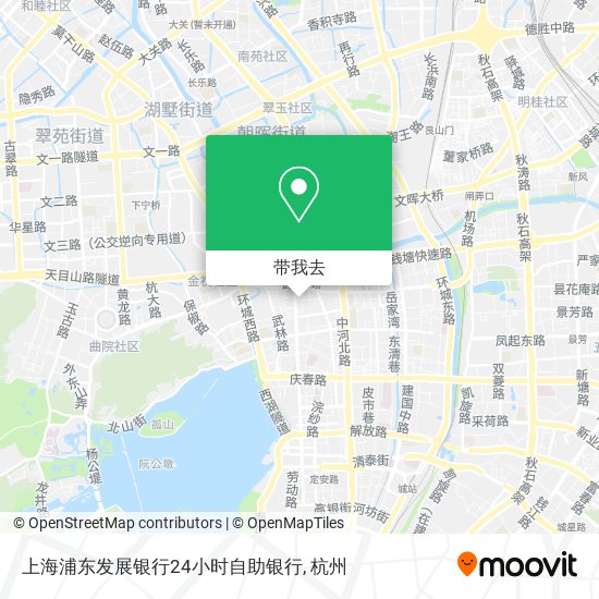 上海浦东发展银行24小时自助银行地图