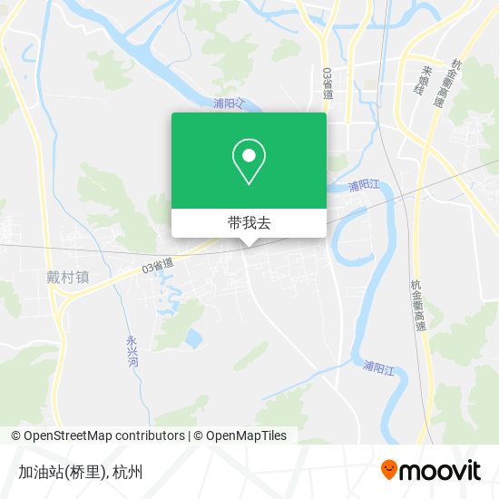 加油站(桥里)地图