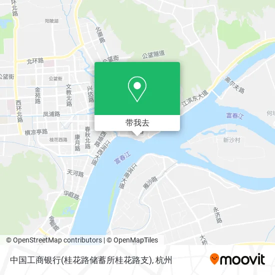 中国工商银行(桂花路储蓄所桂花路支)地图