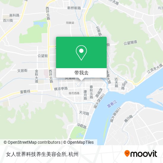 女人世界科技养生美容会所地图