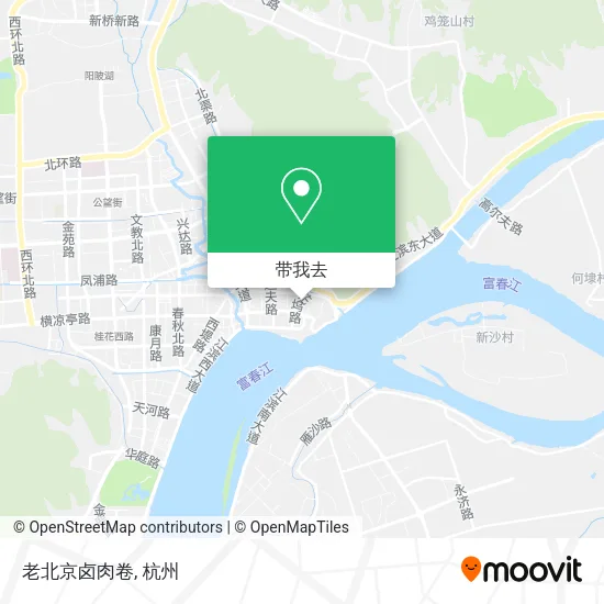 老北京卤肉卷地图