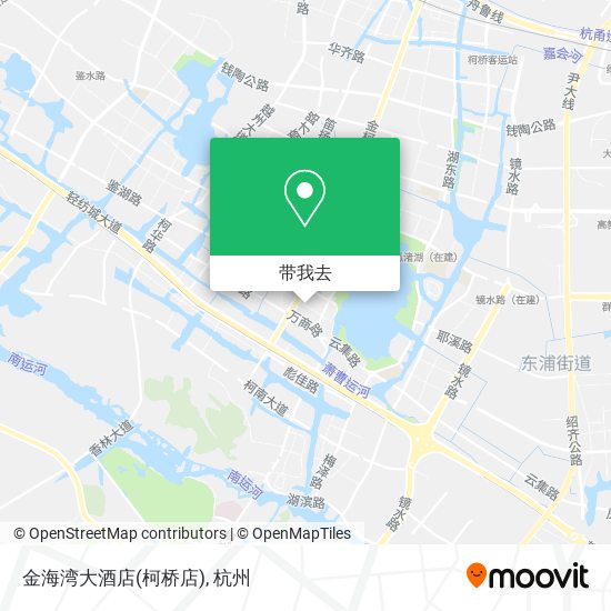 金海湾大酒店(柯桥店)地图