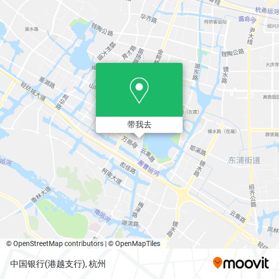 中国银行(港越支行)地图