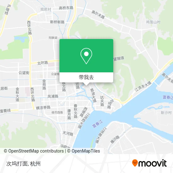 次坞打面地图