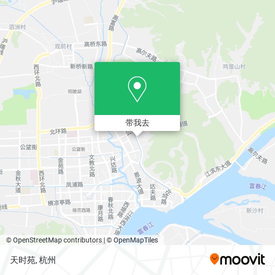 天时苑地图