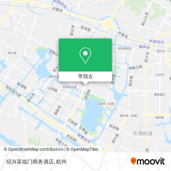 绍兴富临门商务酒店地图