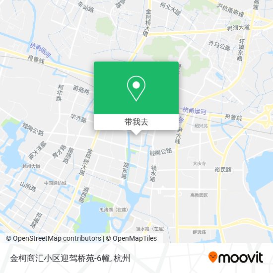 金柯商汇小区迎驾桥苑-6幢地图