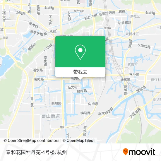 泰和花园牡丹苑-4号楼地图