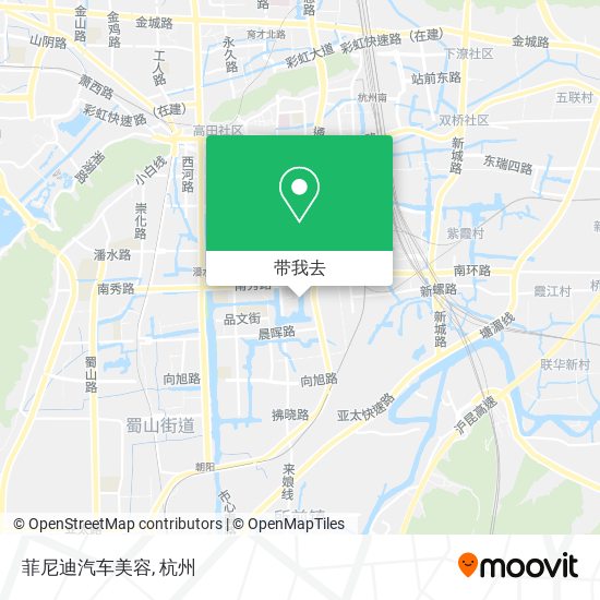 菲尼迪汽车美容地图