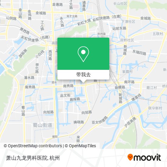 萧山九龙男科医院地图