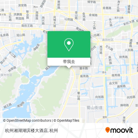 杭州湘湖湖滨楼大酒店地图